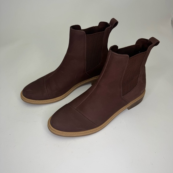 Tom’s Charlie Boot brown chesnut leather US women’s 9.5 - Picture 4 of 7